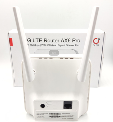 오라스 AX6 프로 4g CPE 와이파이 라우터 백색 야외 LTE CPE Cat4 300mbps
