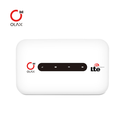 야외 OLAX MT20을 위한 모뎀 4G Sim 라우터 가지고 다닐 수 있는 모바일 와이파이 150mbps 백색