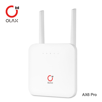 산업적 LTE CPE 무선 라우터 SIM 카드 완 / LAN 모뎀 지원 기기 OLAX AX6 프로 32명 4G명