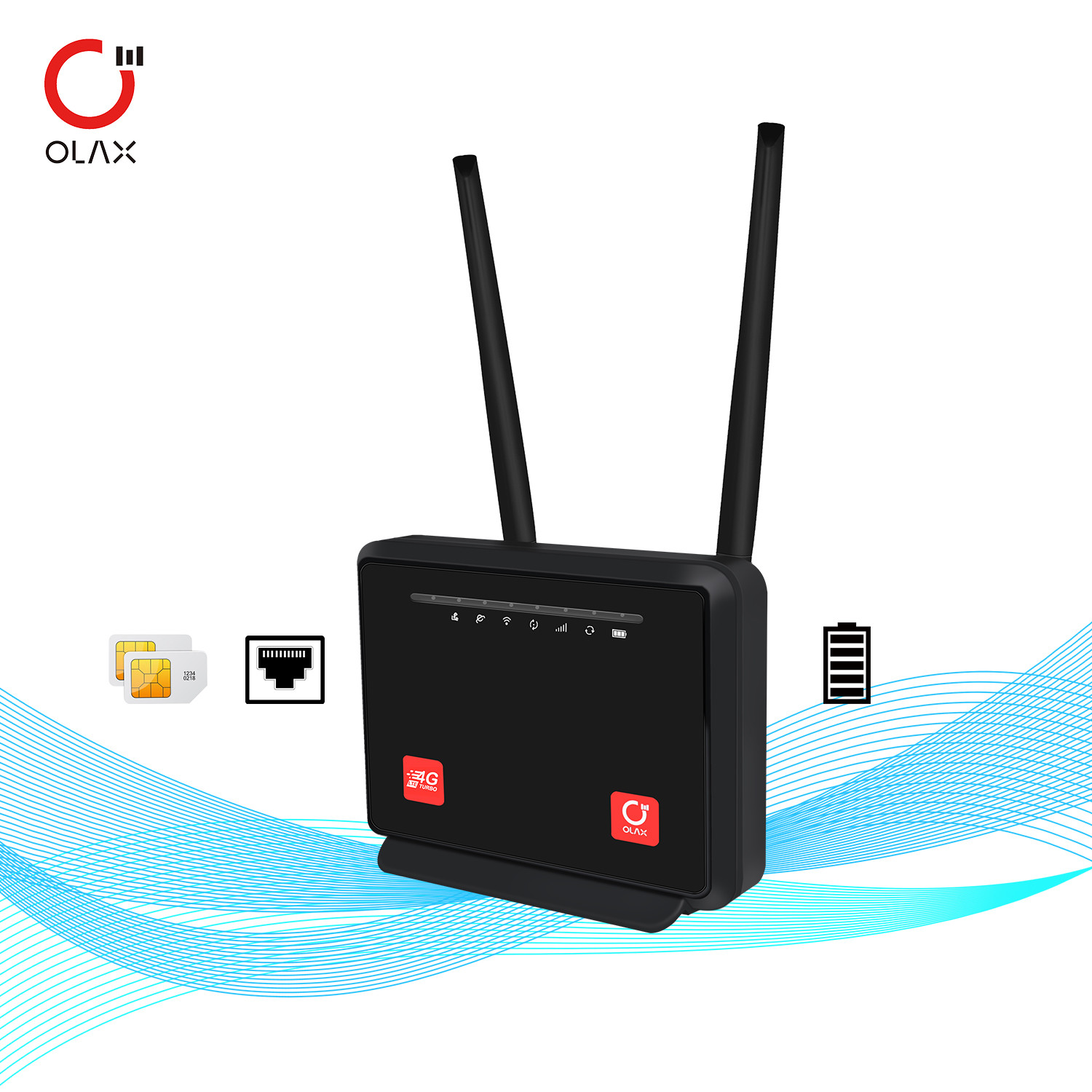 오락스 CPE 라우터 MC60 5000mAh 배터리 4g Lte 와이파이 라우터 실내 CPE 라우터 모덤 사용하기 쉽습니다